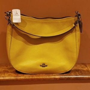 Coach (NWT) Pebble Leather Elle Hobo